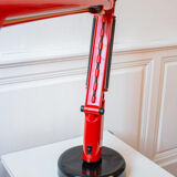 Vintage desk lamp Lucifer red by Tom Ahlström & Hans Ehrich p