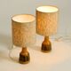 A pair of beautiful small ceramic table lamps by Cloos & Co., 1960s