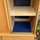 Vintage wardrobe with compass feet 1960