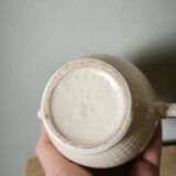 Carafe pitcher milk jug vintage barbotine Saint Clement France B letalle