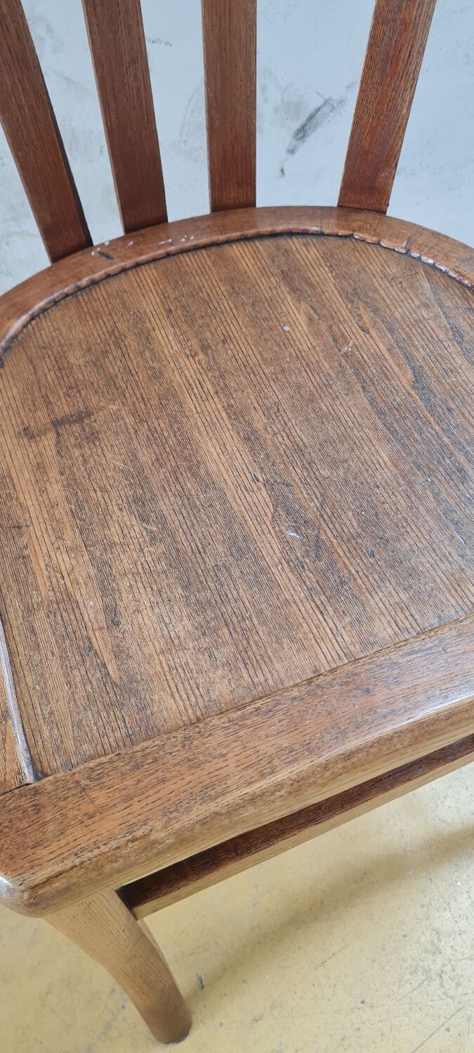 Bistro chair in solid oak