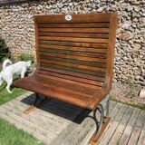 Old Parisian metro bench