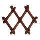 Bamboo style wooden coat racks