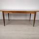 Scandinavian extendable table teak