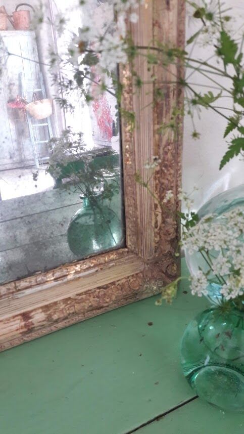 Antique mirror 55 x 43cm