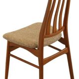 Set van 4 teak deense Vamdrup eetkamerstoelen 'Rudbol'