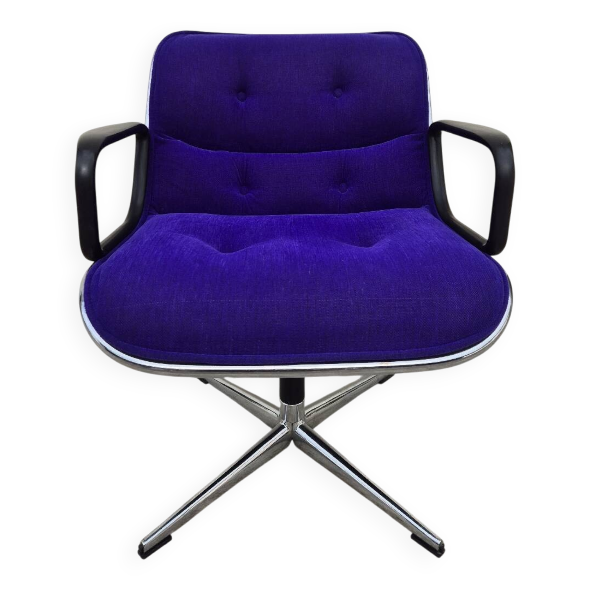 Charles Pollock Fauteuil de bureau par Florence Knoll 1970s