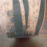 Artisanal pottery, terra sigillata vase, raku firing