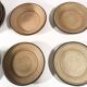 Vintage 24-piece ceramic coffee set from Sgrafo Modern, 1960s, Set of 24