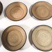 Vintage 24-piece ceramic coffee set from Sgrafo Modern, 1960s, Set of 24