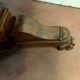 Walnut tripod guerin and walnut veneer Feet claws Solid Plateau