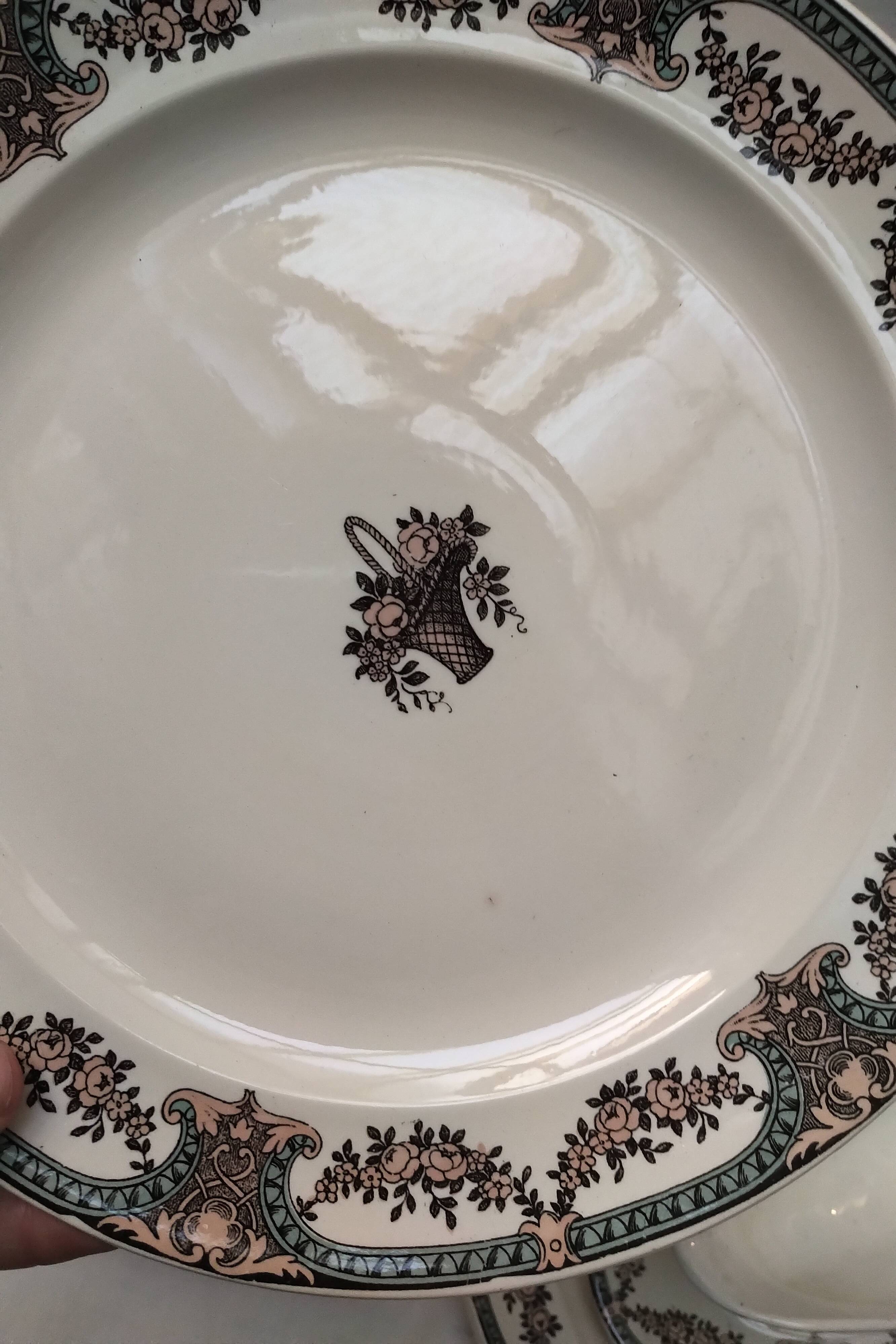 Sarreguemines Dubarry dish set