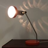 Lampe de table orange du milieu du siècle Gemany 1970.