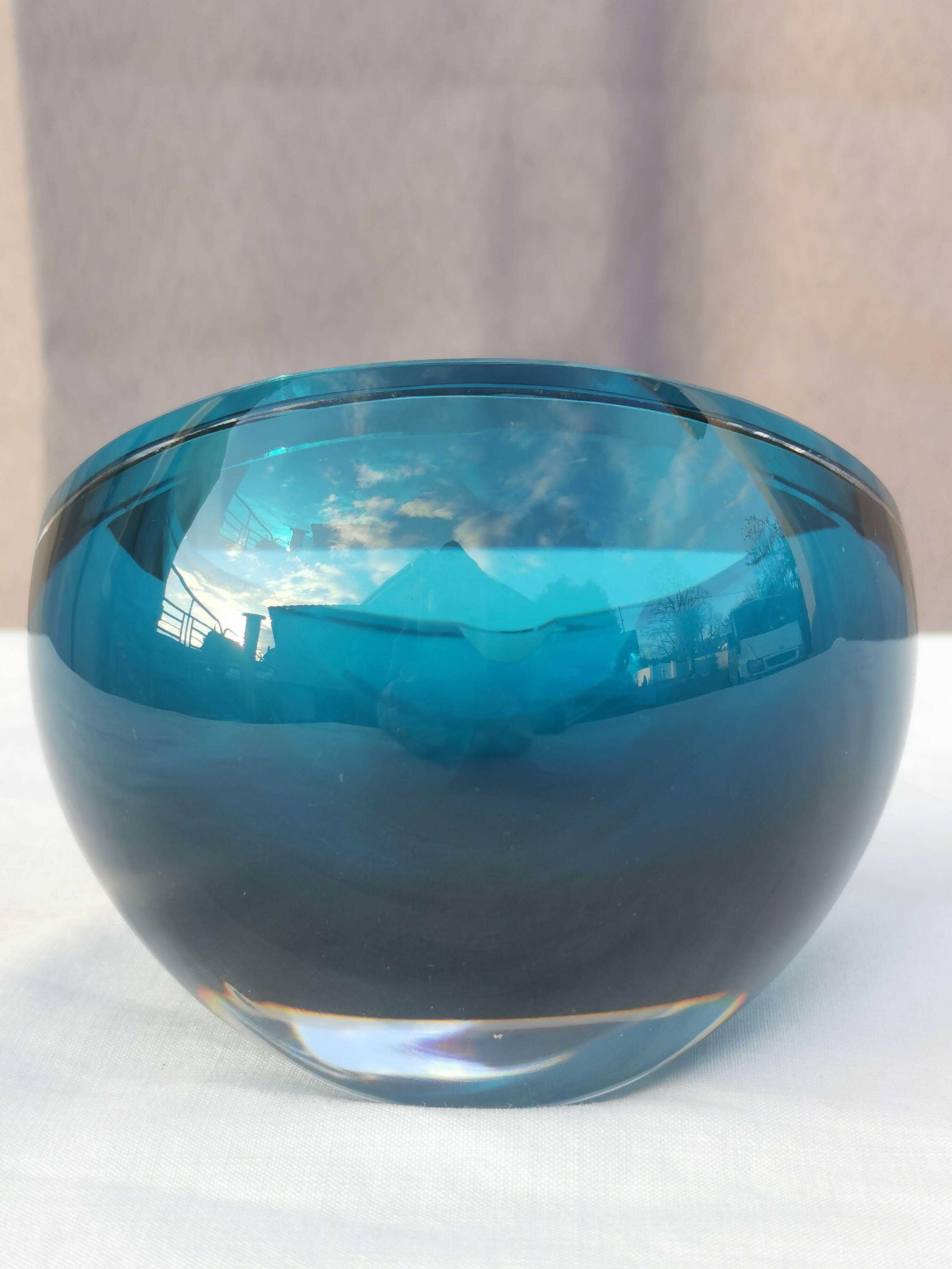 SAINT LOUIS CRYSTAL EMPTY POCKET OR ASHTRAY