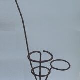 Plant holder h135cm vintage twisted iron