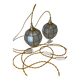 2 lampes baladeuses globes abats-jour nacre et laiton doré vintage