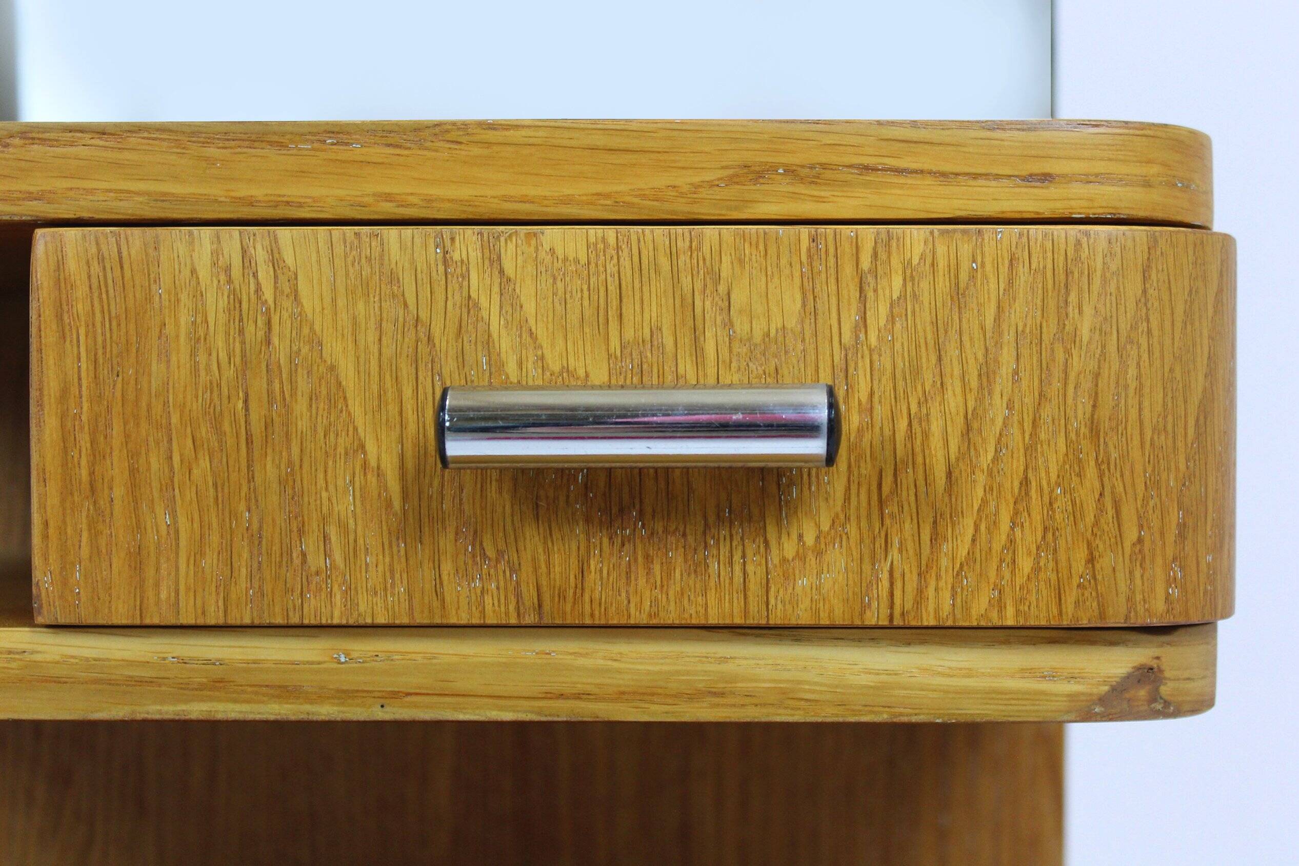Restored Bauhaus Chromed Tubular Steel Dressing Table, 1940s