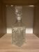 Chiseled glass carafe