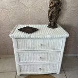 Commode en rotin