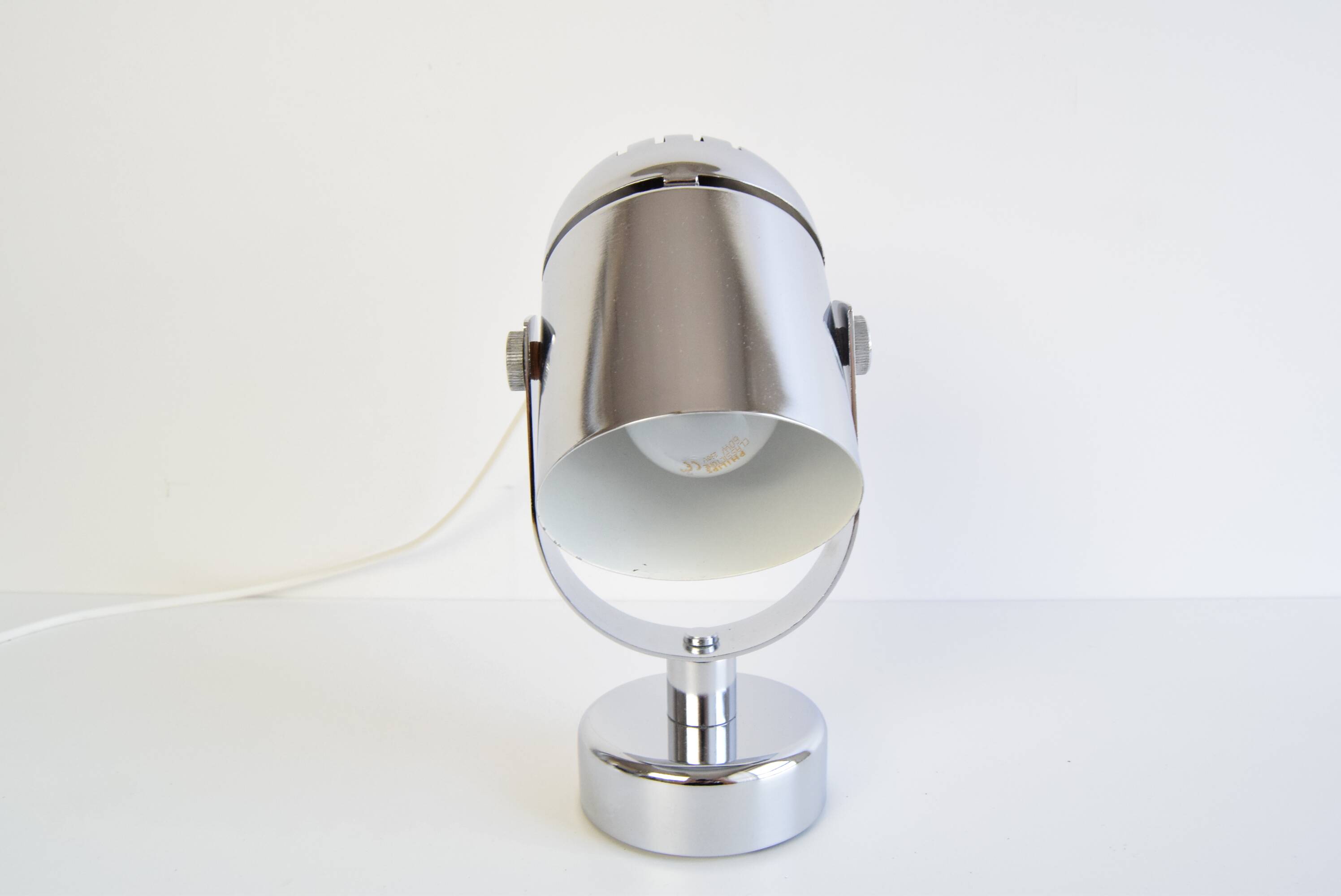 Chrome wall Lamp by Stanislav Indra for Combi Lux, 1970's.