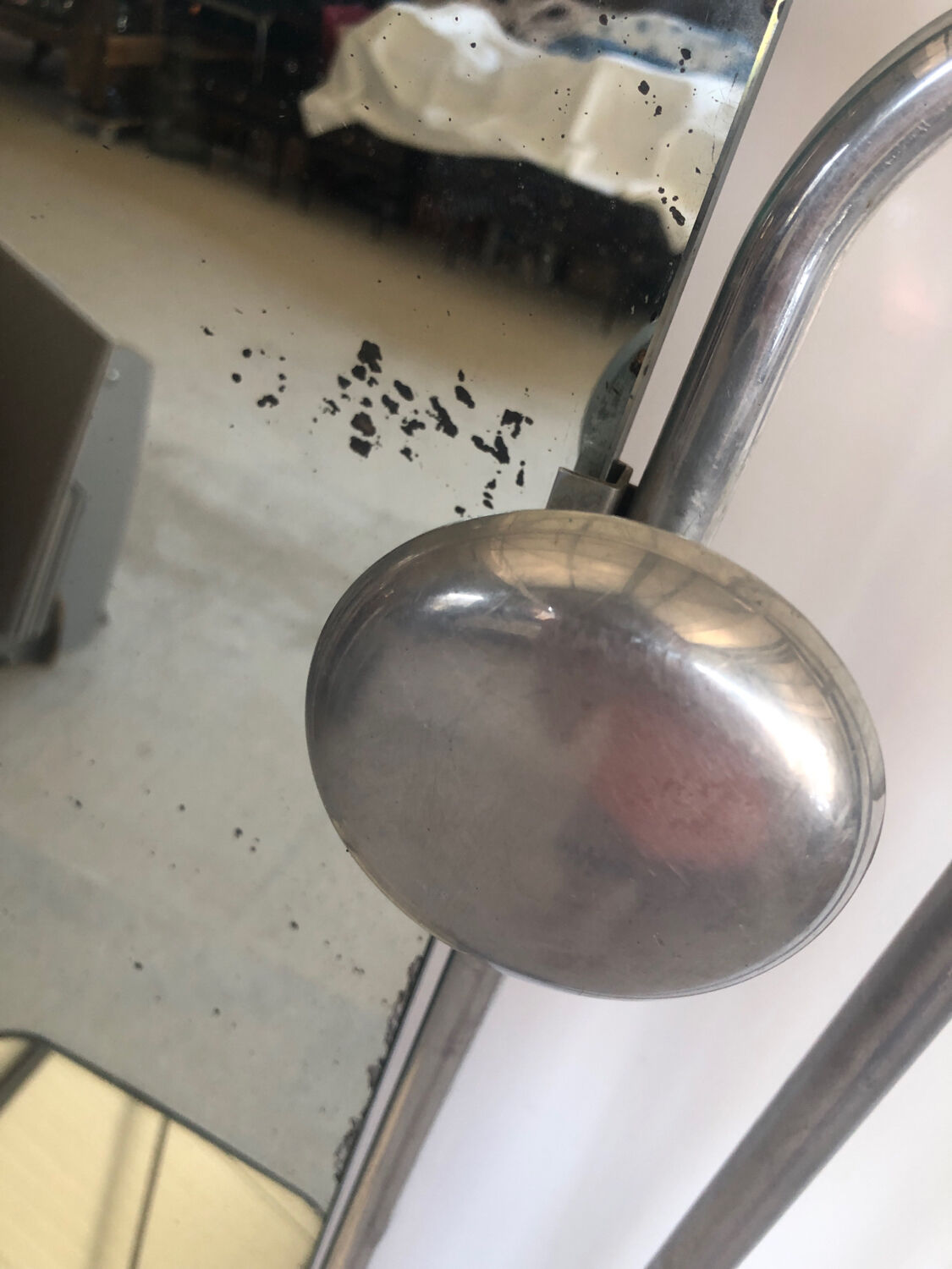 Vintage aluminum coat rack