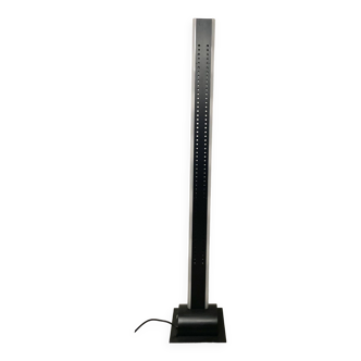 Postmodern Italian metal and plexiglass floor lamp, 1980