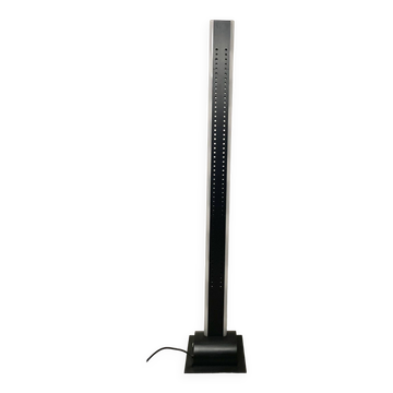 Postmodern Italian metal and plexiglass floor lamp, 1980