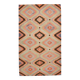 Tapis de sol tribal kilim vintage vert clair, 176x301 cm