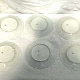 Lot de six assiettes à dessert Limoges vintage estampillé