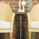 Table d'appoint en onyx