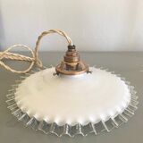 Opaline suspension, braided fabric cable