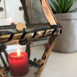 Ancient brass lantern 12 facets
