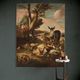 18th century Italian painting, pastoral genre scene