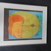 Vintage framed illustration