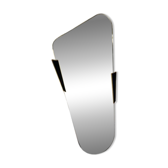 Vintage rockabilly mirror: asymmetrical shape