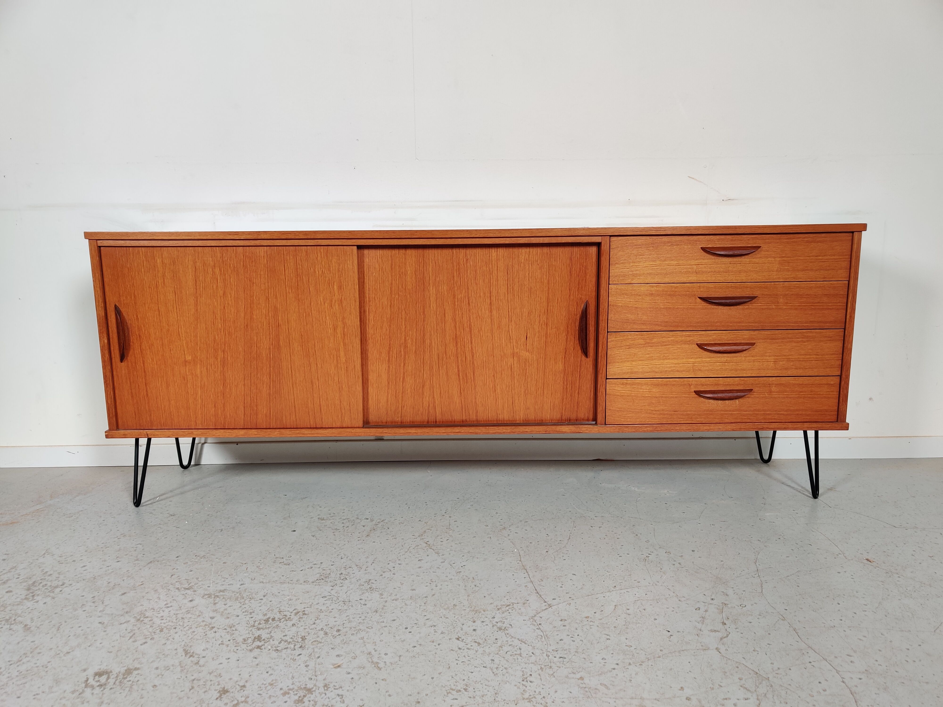 Scandinavian teak row, 60s