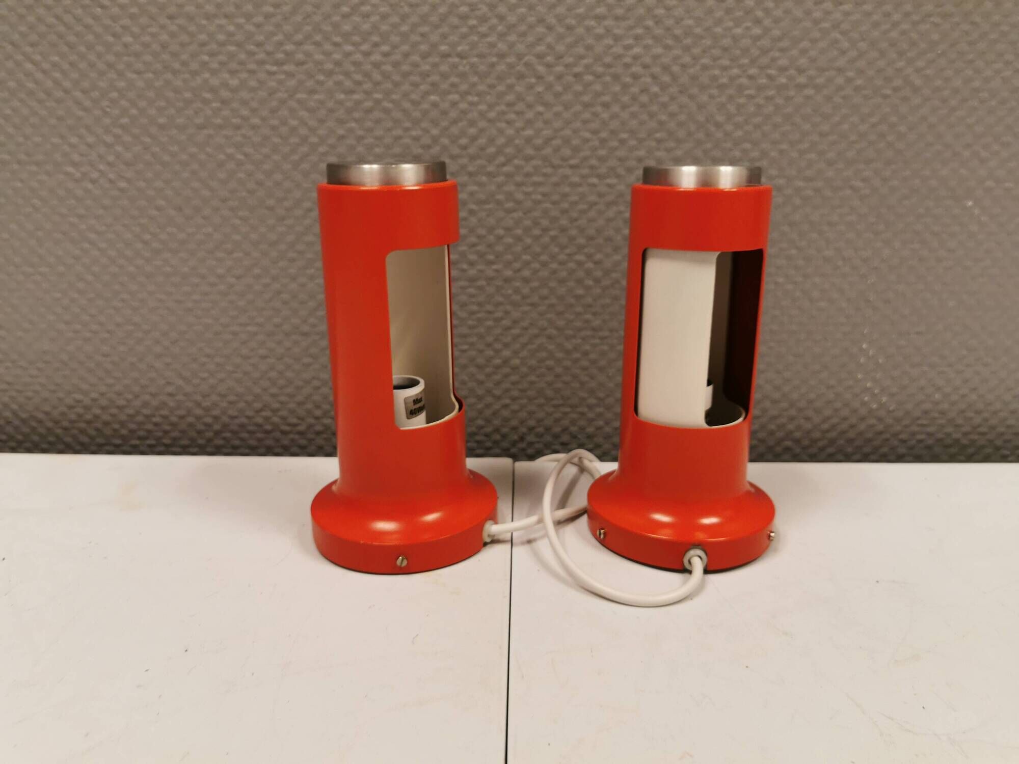 Vintage set of wall lamps model"Contact"designed by Peter Avondoglio for Danish Fog & Mørup