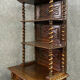 Furniture between two renaissance hunting lodge in solid oak around 1850.