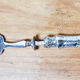 Silver fishshovel filled, antique French