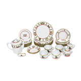 Service en porcelaine blanche