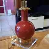 Antique blood-red lamp