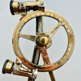 Naval Brass 3 arm full circular Protractor – USSR 1960