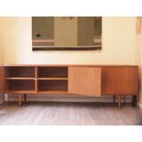 Vintage Scandinavian long sideboard