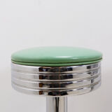 Paire de tabourets vintage style rétro des années 1950