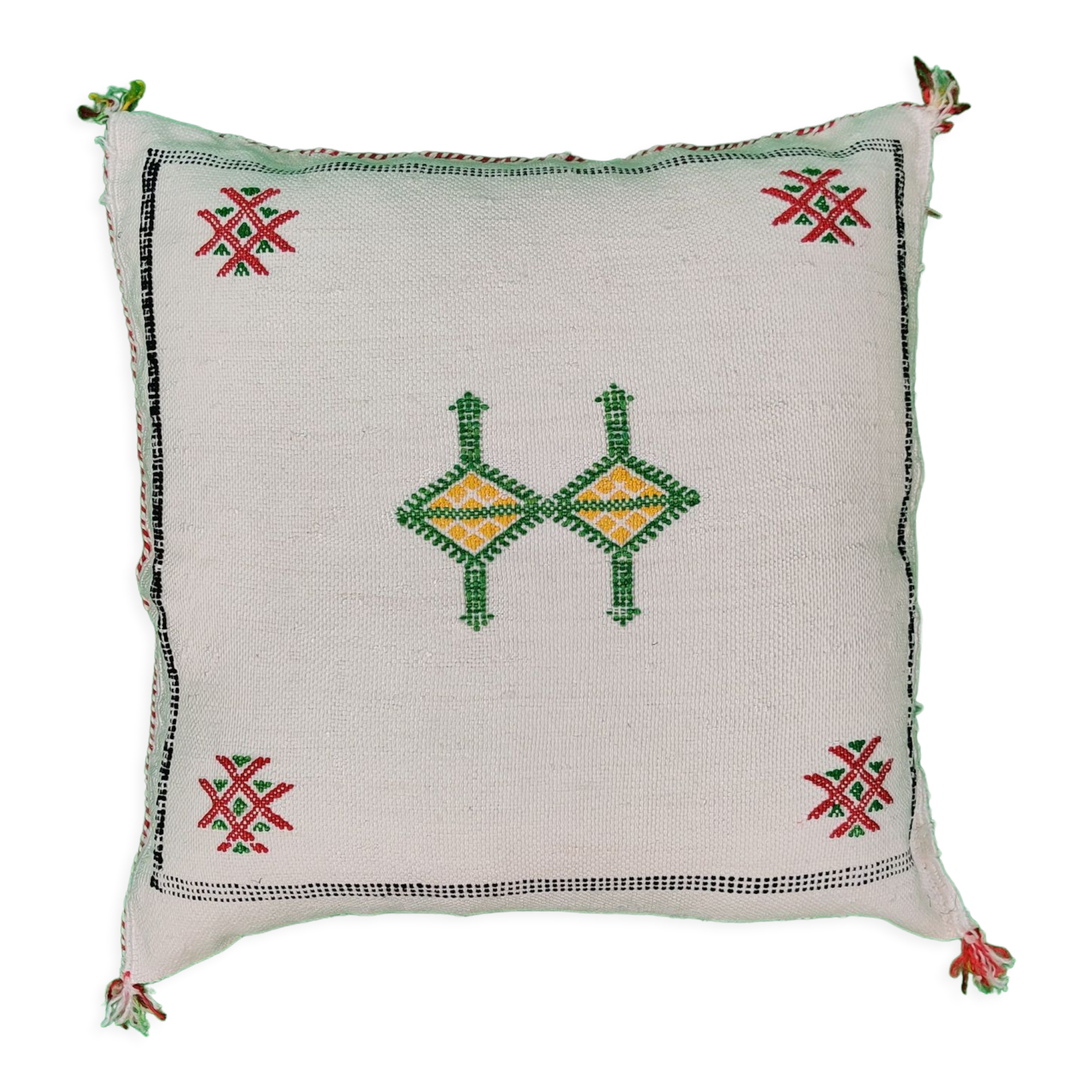 Berber cushion Sabra natural white