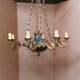 Empire chandelier in bronze