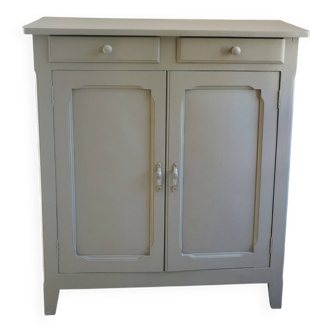 Restored parisian buffet in grey