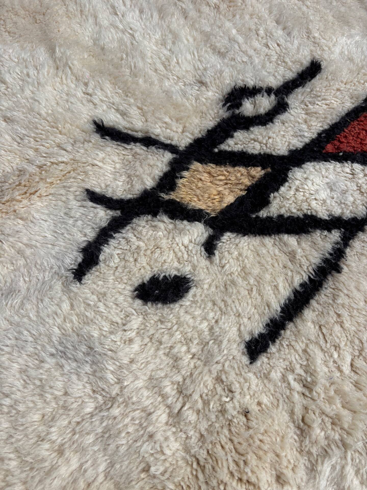 Tapis berbère beni ouarain en laine 250cmx150cm