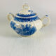 Sugar bowl with lid Villeroy and Boch Mettlach Burgenland blue