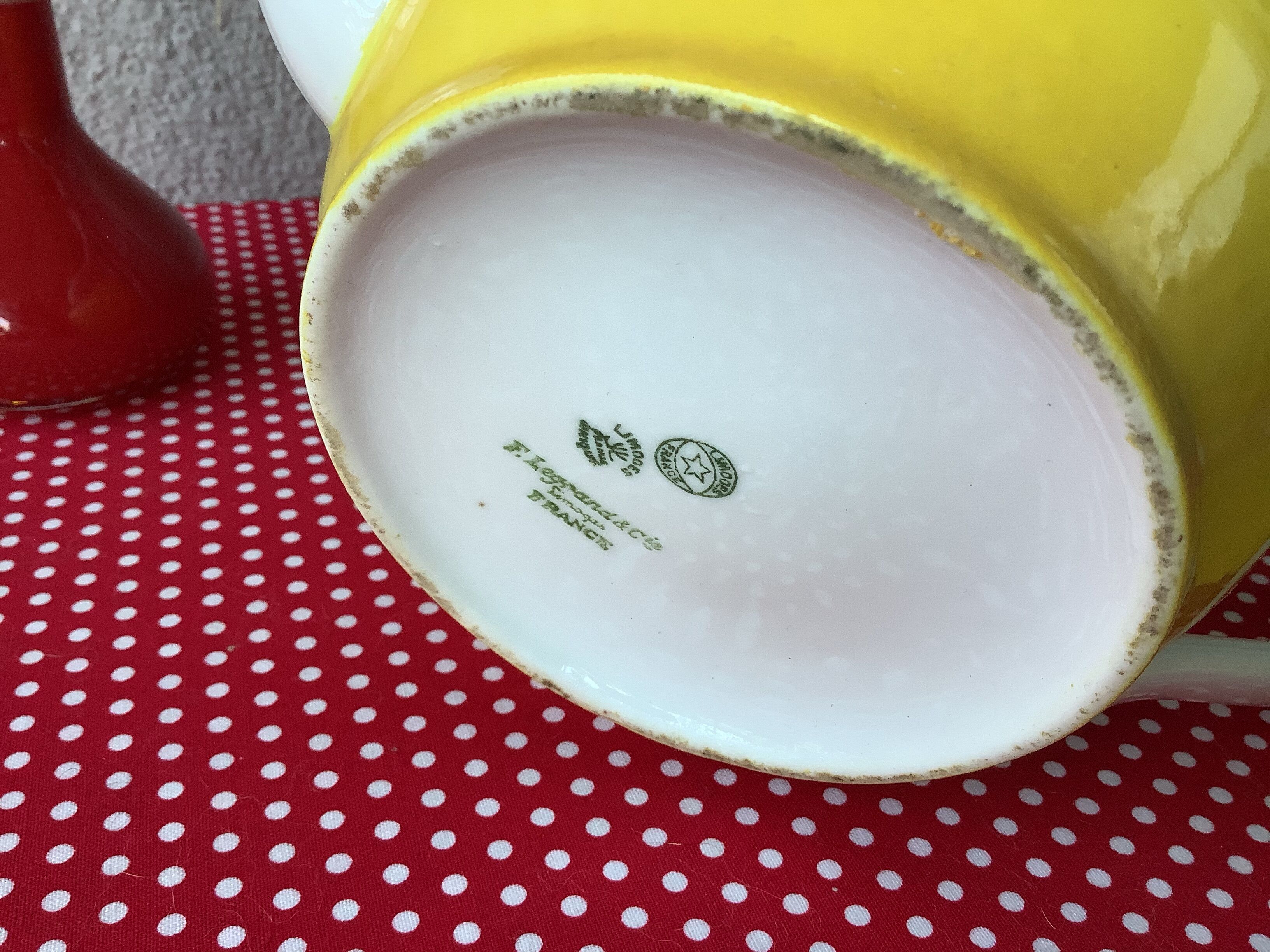 Teapot Limoges F. Legrand - Yellow Co.